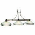 Ram Gameroom Cosmopolitan 56In. 3 Light Billiard Light - Bronze Finish COS-B56 BZ